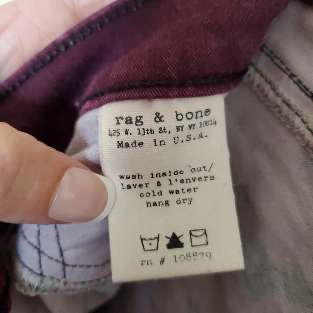 Rag & Bone size 30 Galaxy color jean leggings - Picture 6 of 10
